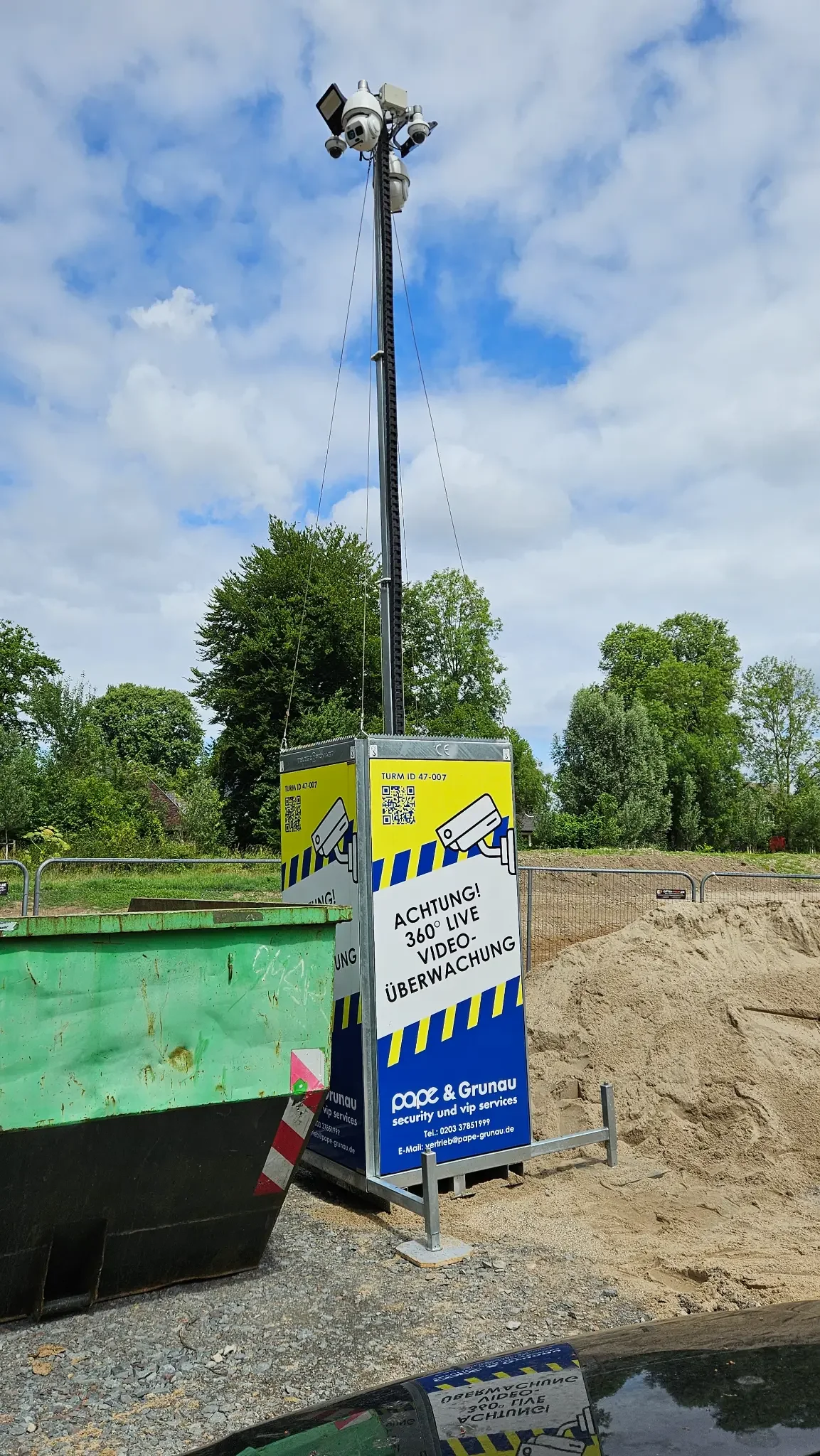 Pape & Grunau Videoturm Einsatz